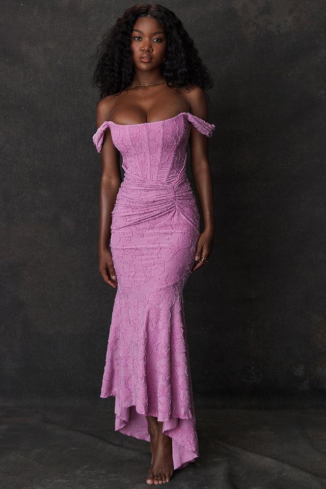 Abendkleid für Damen - Figurbetontes Midikleid mit Raffung für Hochzeiten