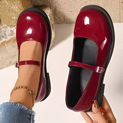 Mary Jane | Flache Schuhe im Preppy Style für Frauen