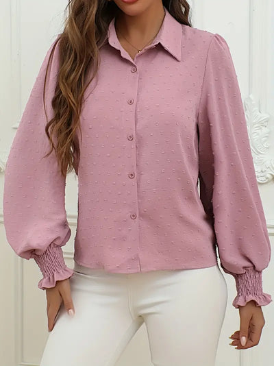 Kimberly | Schickes Shirt mit leichten Drachenärmeln