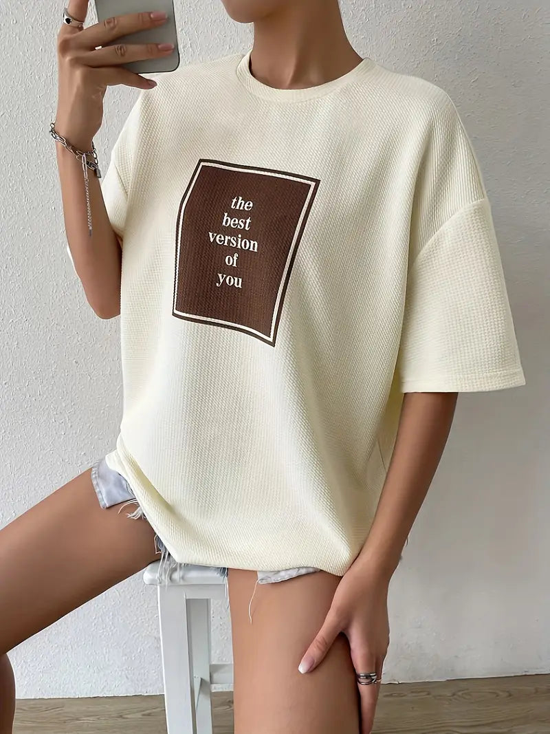 Tamara | T-Shirt mit Buchstabenprint
