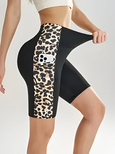 Sheila | Damen Yoga-Shorts mit hoher Taille