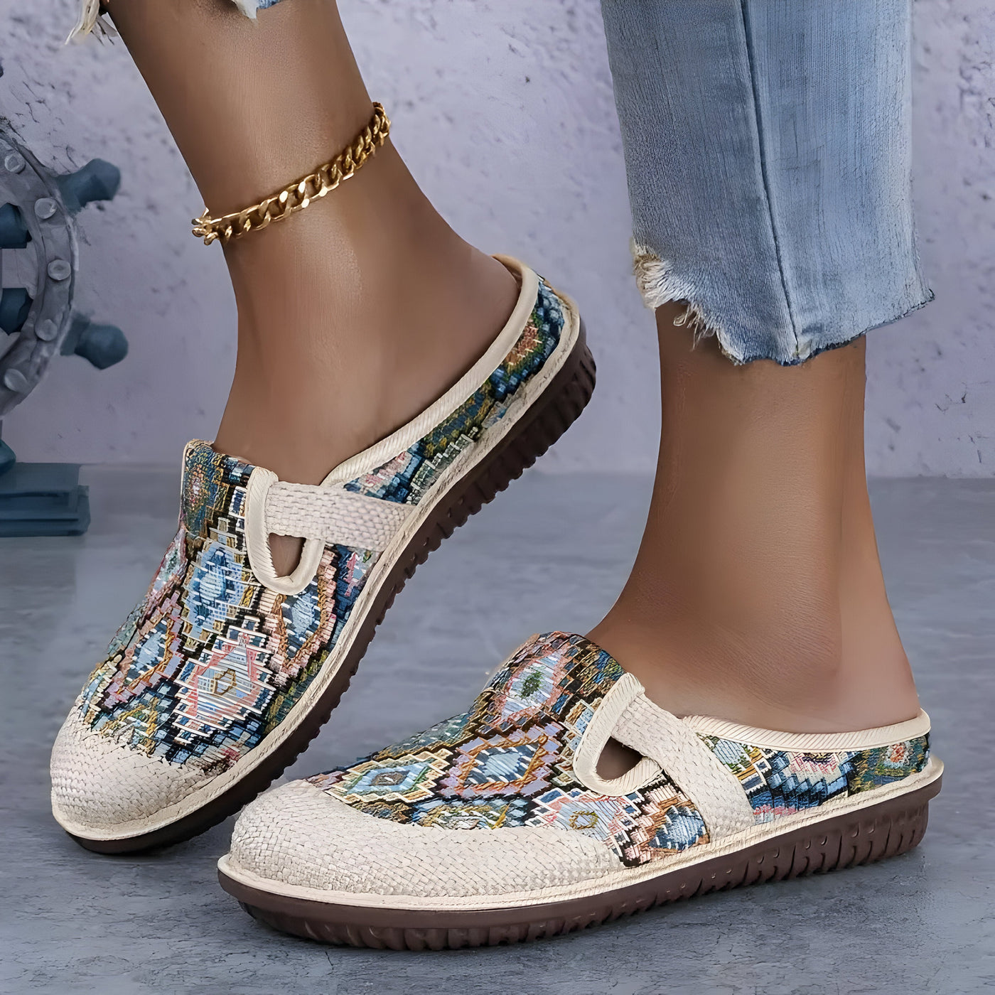 Mikka |  Bohemian Style Frauen flache Schuhe