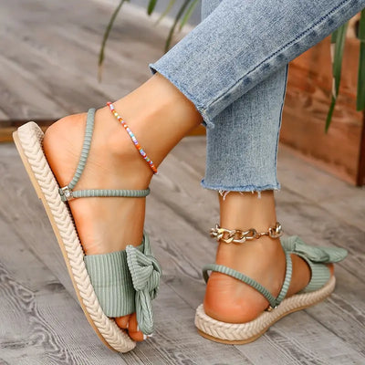 Chiara | Damen Flip Flops mit Schleifendekor
