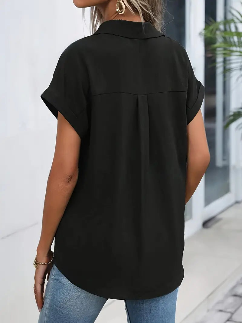 Zyra - Lässiges Frühlingsshirt Komfortabler Stil
