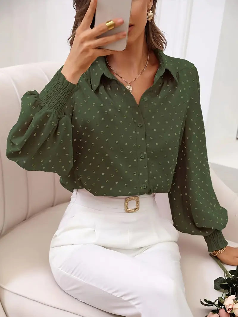 Kimberly | Schickes Shirt mit leichten Drachenärmeln