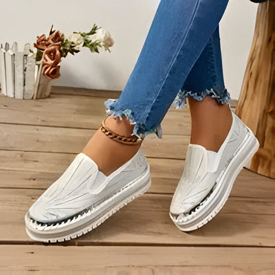 Bea | Elegante Damen Slipper mit funkelnden Strasssteinen