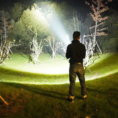 30000-5000 Lumen LED Taschenlampe | Hochleistungsfähige, Wasserdichte Lösung für Extremes Licht