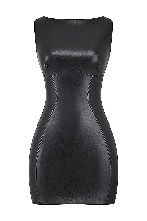 WW | Mini Kleid veganes Leder