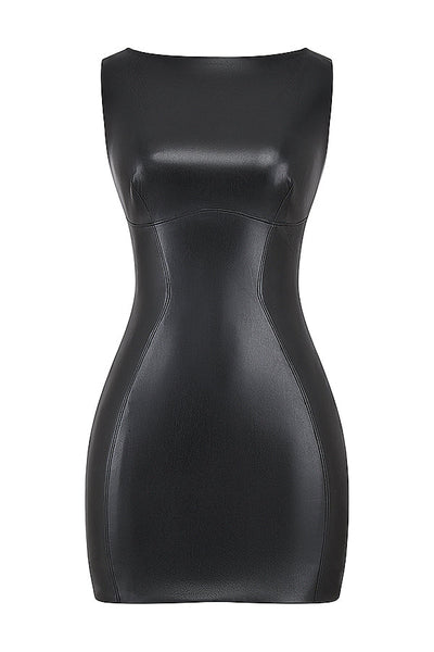 WW | Mini Kleid veganes Leder