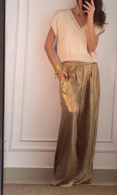 Sophia | Elegantes Set aus Oberteil und Hose