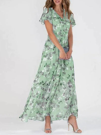 Avelena | Strahlen Maxi Kleid