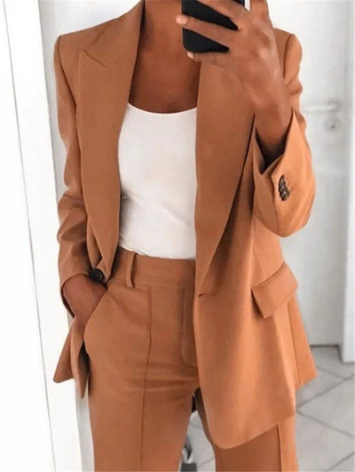 Amala - Elegantes Büro-Zweiteiler-Set für Damen