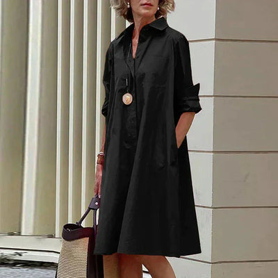 Allison - vintage langarmkleid