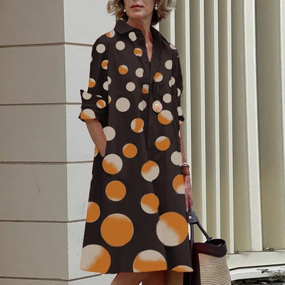 Allison - vintage langarmkleid
