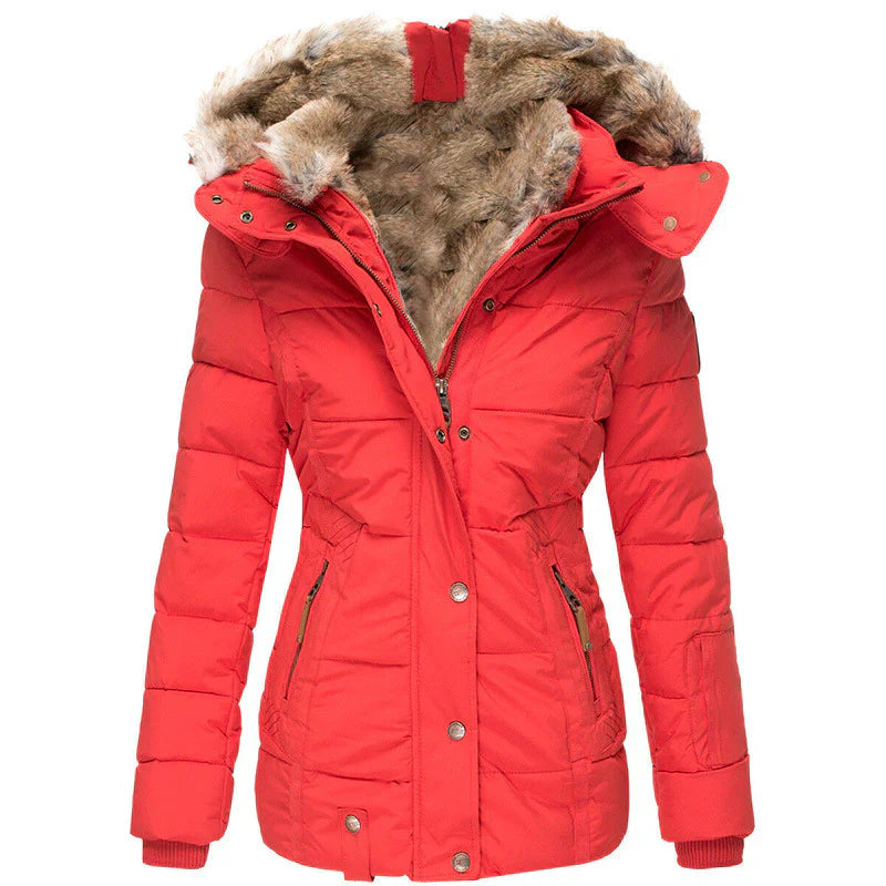 Zoë - Elegante Winterjacke mit Pelzfutter für Damen