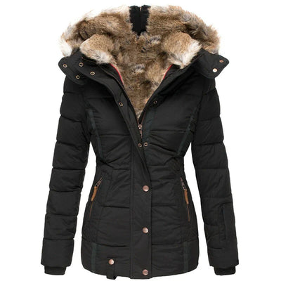 Zoë - Elegante Winterjacke mit Pelzfutter für Damen