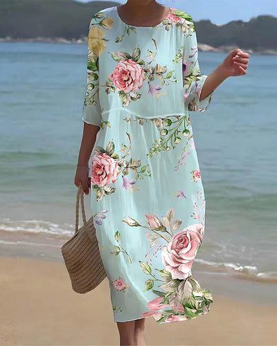 Alina - Elegantes Blumenkleid