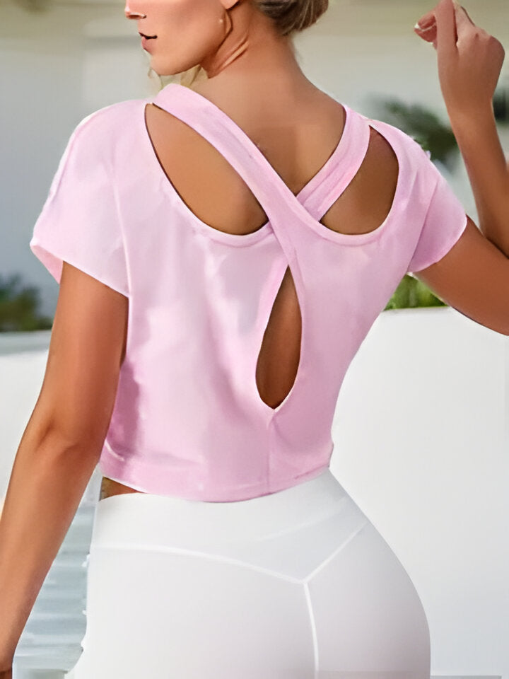 Claudine | Sportliches Damen-T-Shirt mit Tarnmuster