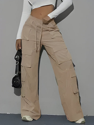 Ira | Solide Hose mit weitem Bein und Kordelzug