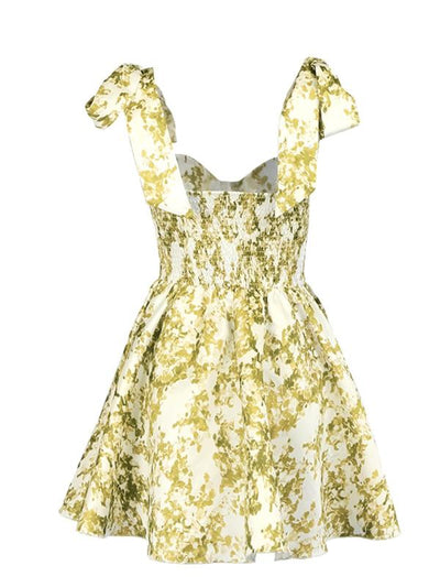 "Blütenkuss" – Elegantes Sommerkleid mit Rückenausschnitt & Schleifendetail