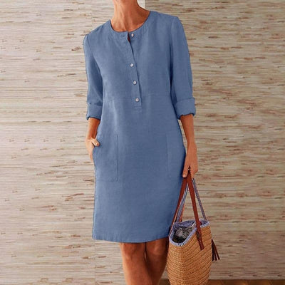 Leslie | Damen-Hemdkleid