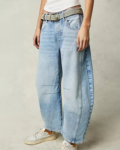 Adeline - Mitteltaillierte Röhrenjeans für Frauen
