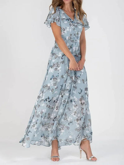 Avelena | Strahlen Maxi Kleid