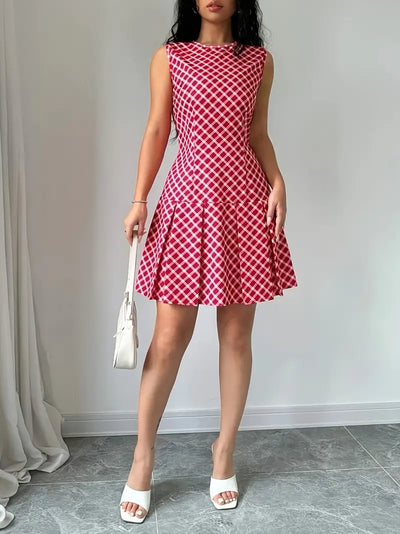 Marlena | Lässiger Chic, elegantes ärmelloses Kleid in A-Linie für Frauen