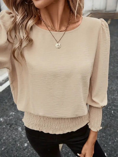 Misty | Mühelose Eleganz mit einem klassischen Rundhals-Top