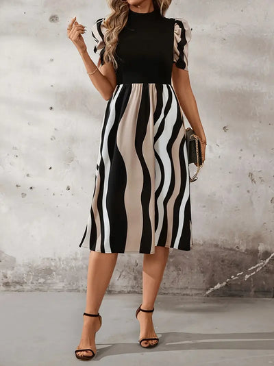 Tamara | Mühelos stilvolles Kurzarmkleid