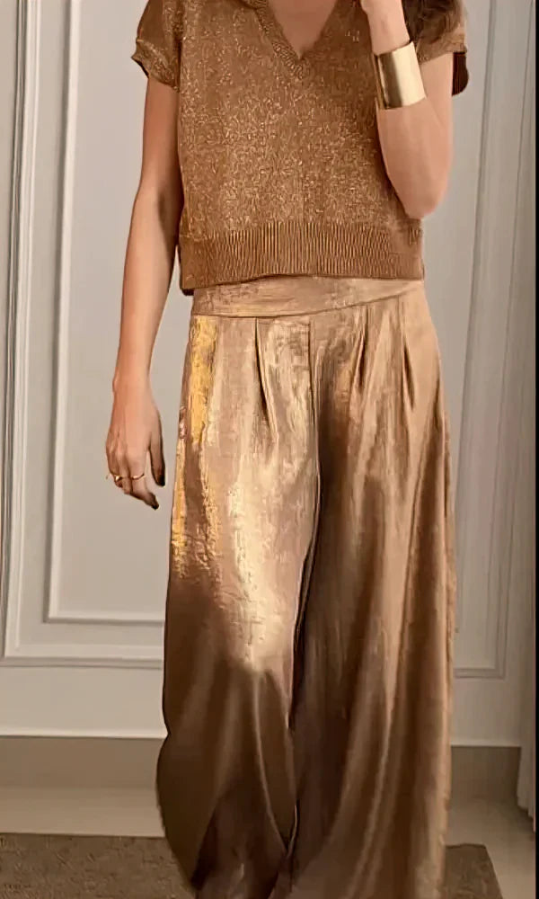 Sophia | Elegantes Set aus Oberteil und Hose