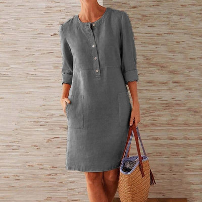 Leslie | Damen-Hemdkleid