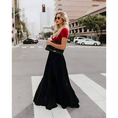 Viviana |  Damenmode Lässiger langer Rock