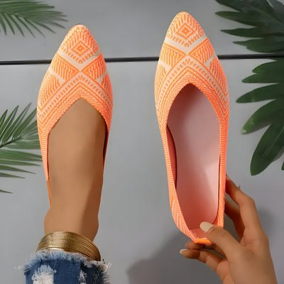 Laura | Flache Schuhe für Frauen aus Strick