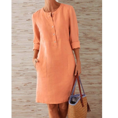 Leslie | Damen-Hemdkleid