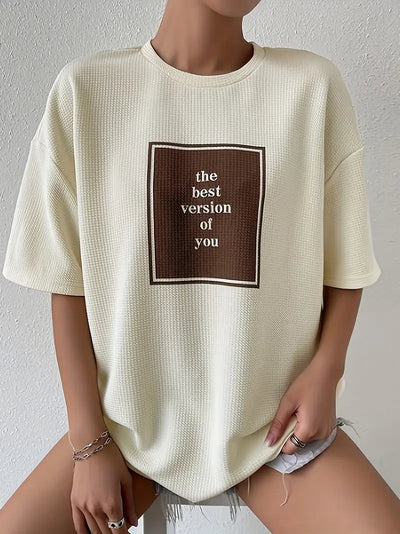 Tamara | T-Shirt mit Buchstabenprint