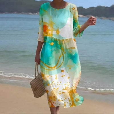 Alina - Elegantes Blumenkleid