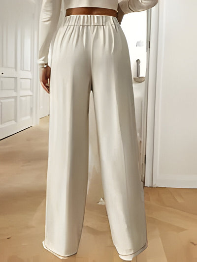 Jennifer | Elegante französisch inspirierte Hose mit geradem Bein