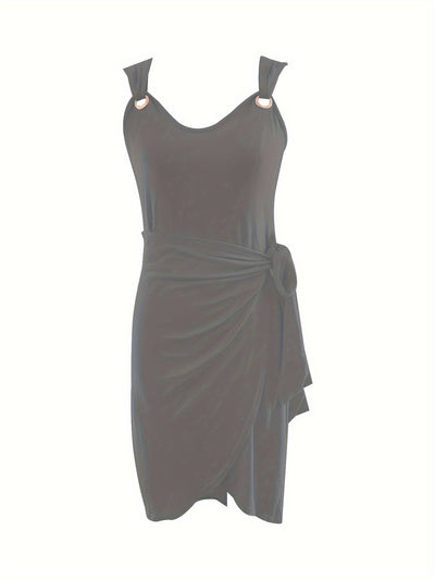 Alma | Krawatte Einfarbiges Kleid