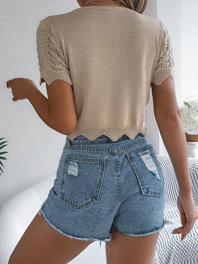 Stella | Cardigan mit Knoten