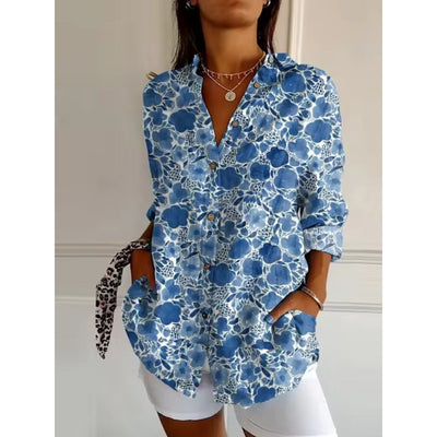 Alexandra - Bedruckt Klassische Bluse