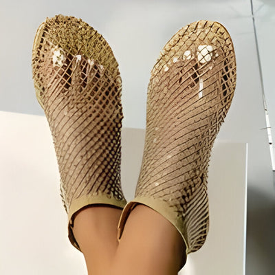 Andrea | Flache Schuhe mit Strassdekor für Frauen