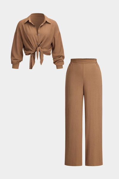 Mira | Luftiges Zweiteiliges Set mit Bluse