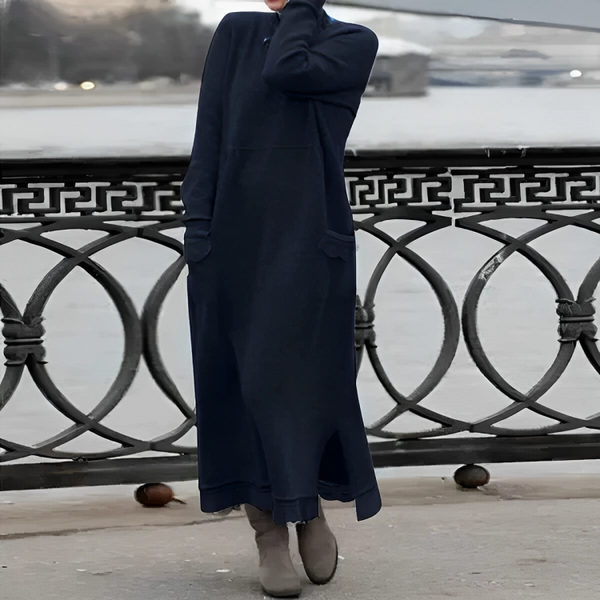 Agnes - Stilvolles und Bequemes Langkleid
