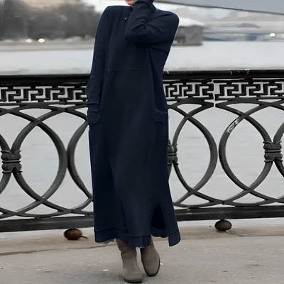 Agnes - Stilvolles und Bequemes Langkleid
