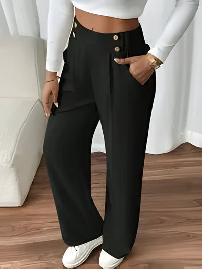 Jennifer | Elegante französisch inspirierte Hose mit geradem Bein