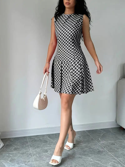 Marlena | Lässiger Chic, elegantes ärmelloses Kleid in A-Linie für Frauen
