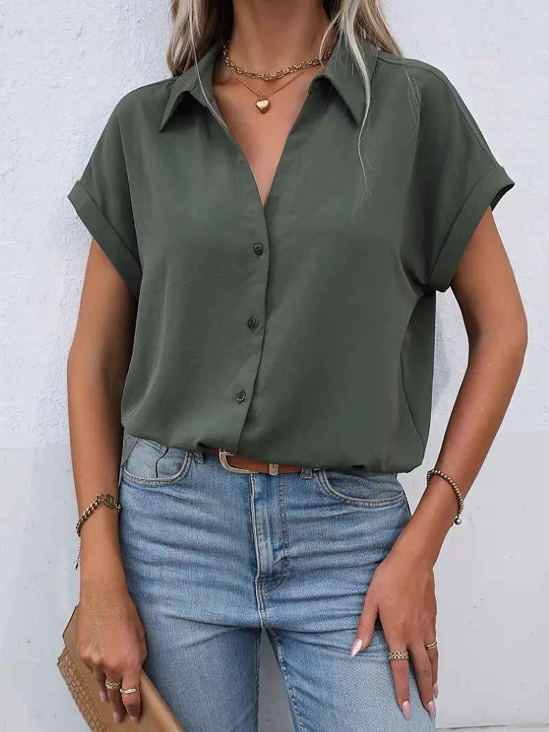 Zyra - Lässiges Frühlingsshirt Komfortabler Stil