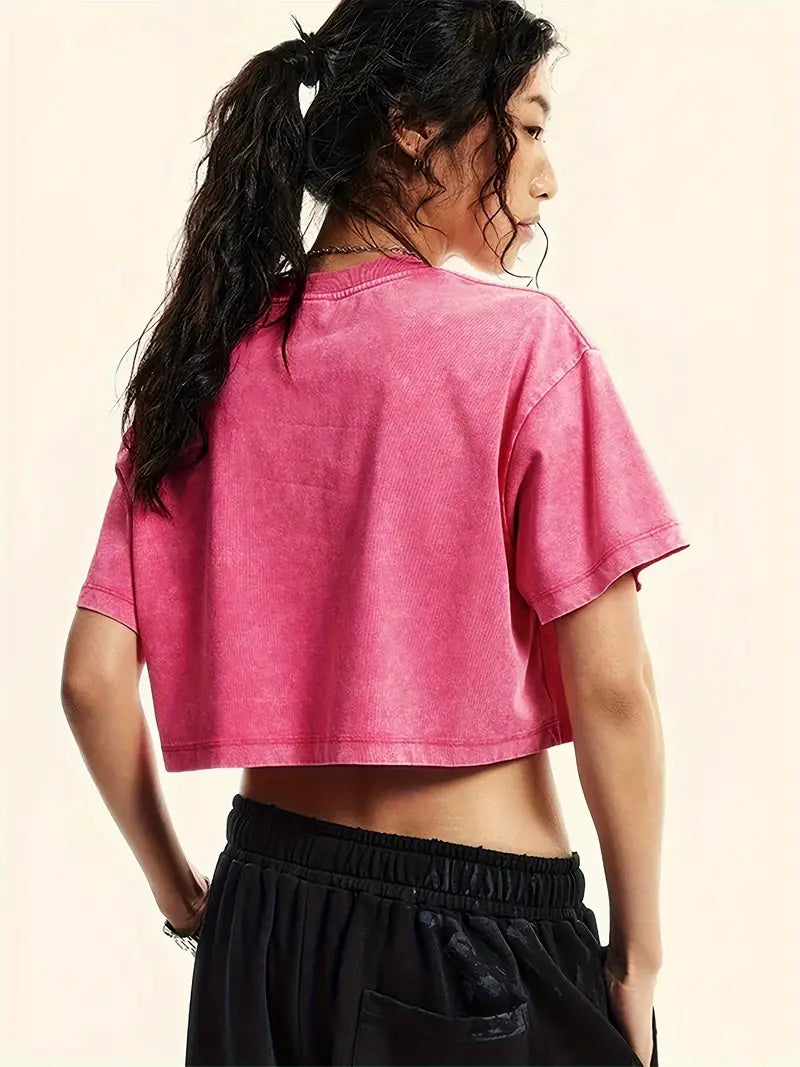 Roisin | Trendy High-Waisted Washed Shorts Ärmel