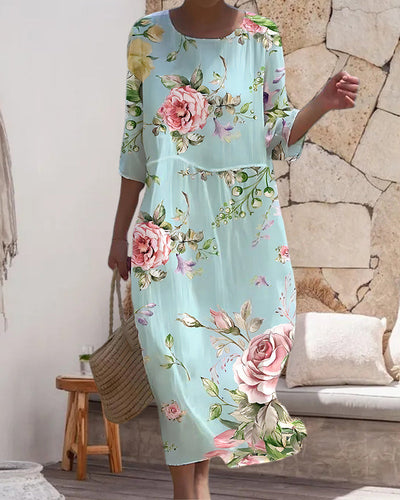 Alina - Elegantes Blumenkleid